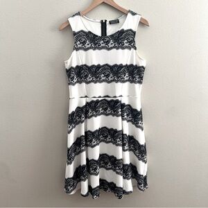 Papermoon Dress, Black & Off-White, Size XL, NWT